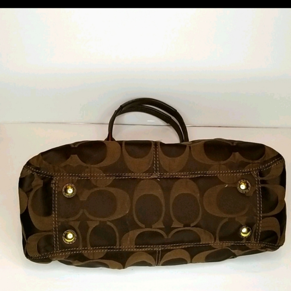 COACH SIGNATURE SATEEN BAG - Picture 6 of 11